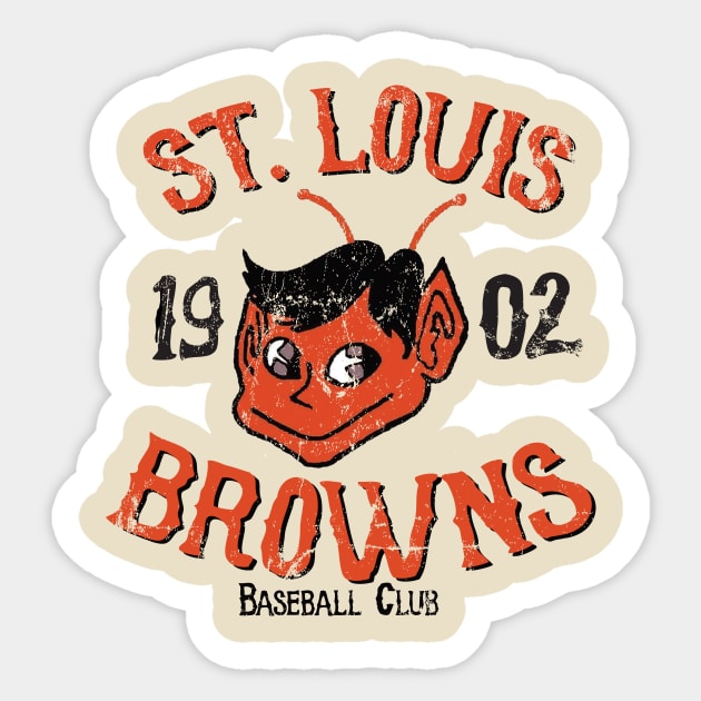 St. Louis Browns Sticker by MindsparkCreative